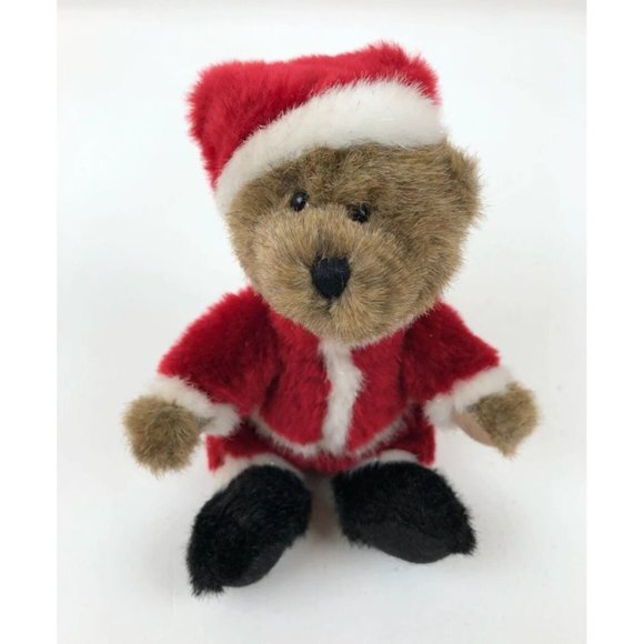 Boyds Bears Plush Kringles Best Dressed Series Head Bean Collection Tag Santa - Picture 5 of 5